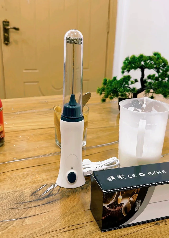 Rechargeable Coffee Frother | Coffee Beater with Turbo Speed - 3 To 4 Hour continuous working