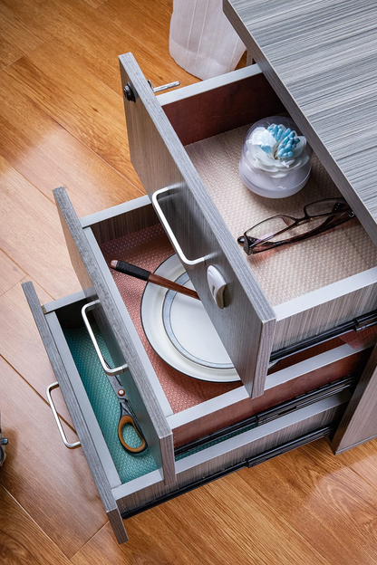 4 PCS Refrigerator Mats, Waterproof Fridge Pads Washable Fridge Mats Liners Mat Shelves Drawer Table Mats