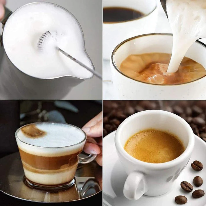 Rechargeable Coffee Frother | Coffee Beater with Turbo Speed - 3 To 4 Hour continuous working