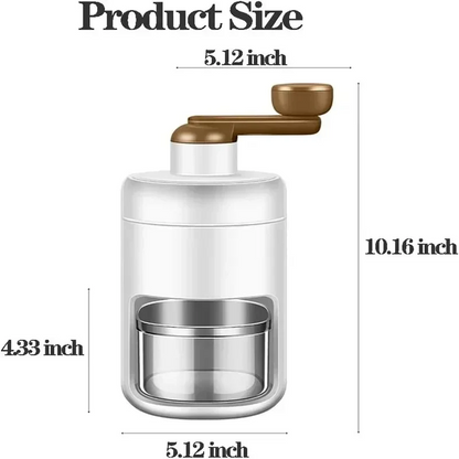 Shaved Mini Hand Ice Crusher Machine
