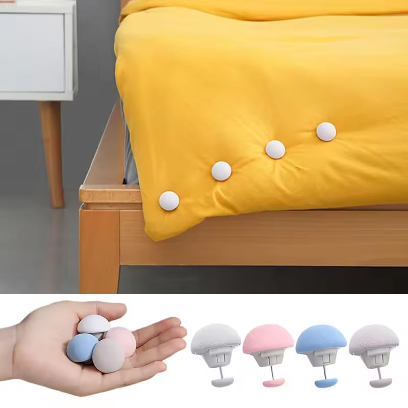 No-Sew Quilt Fixing Clips – Anti-Slip Duvet Cover Fasteners (Easy One-Click Installation)  Alternative short title (ads ke liye):  Anti-Slip Duvet Fixing Buttons – Easy Install Bed Sheet Clips