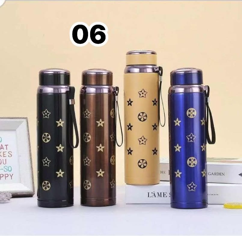 Starry Sky Stainless Steel Insulated Water Bottle – Leakproof Thermal Flask with Strap (Hot & Cold Retention)
